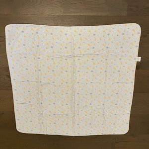 Large Kushies baby reversible blanket good cond